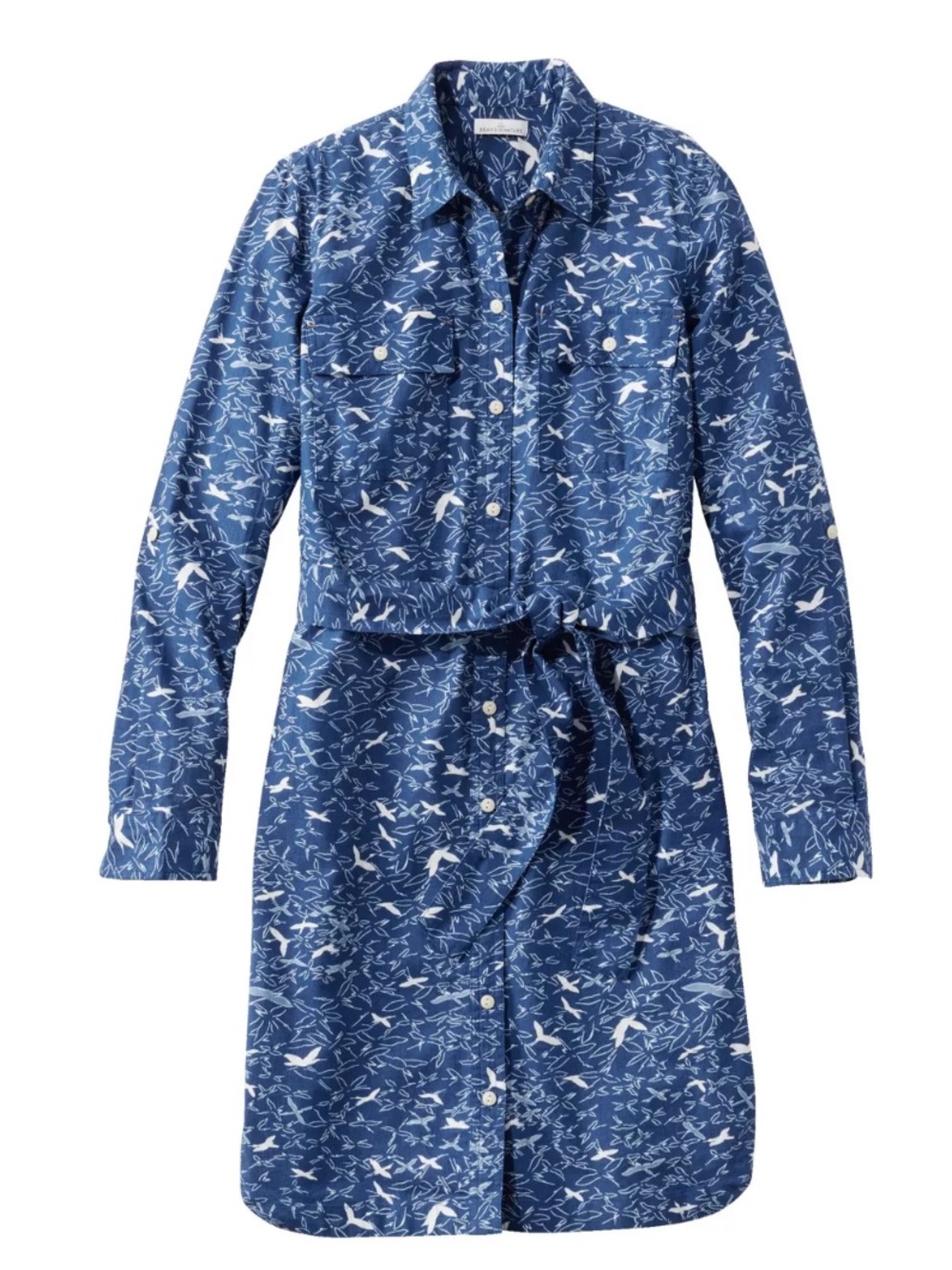 LL Bean Signature Camp Shirt Dress